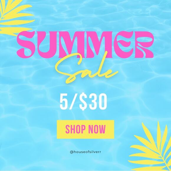 5/$30 Summer Sale SHOP NOW ✨🛍️ - Picture 1 of 1